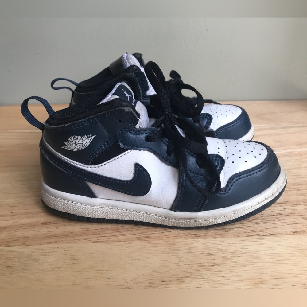 Air Jordan 1 Mid Army Navy Toddler Size: US10C EUR 27 CM 16
